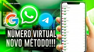 ✅ COMO CRIAR NÚMERO VIRTUAL PARA WhatsApp sem CHIP | número fake para WhatsApp 2026 (Passo a Passo)