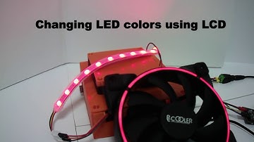NEOPixel RGB LED case light using ESP32 with Marlin on MRR ESPE board