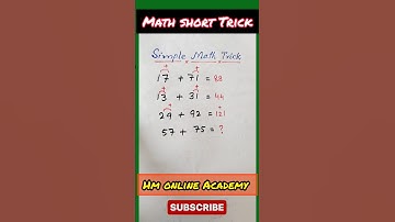 Easy Math Tricks Never Taught in School!  #maths  #mathstricks  #mathematics