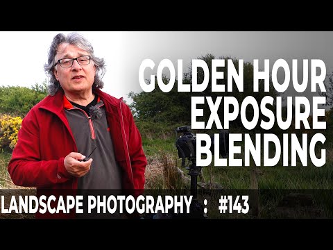 Golden Hour Photography Exposure Blending