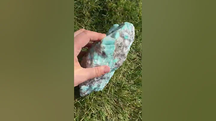 Raw Amazonite, Smoky Quartz, Lepidolite & Clear Quartz Stone - No.10