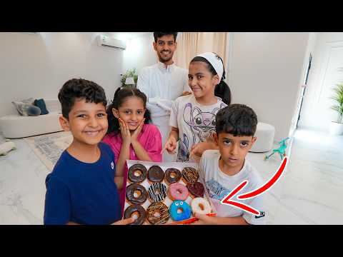 The boys make it up to the girls with delicious donuts!!