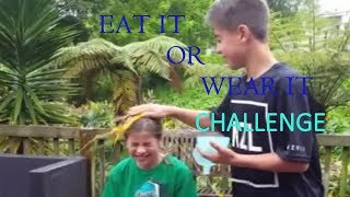 Eat it or wear it challenge Eat it or wear it challenge