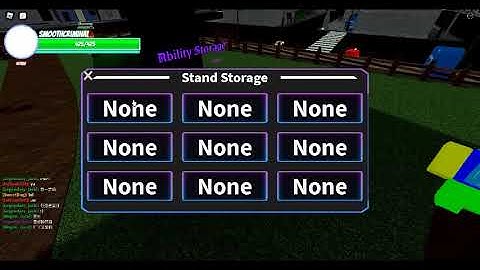 Aut stand storage  not working (fixed kinda)