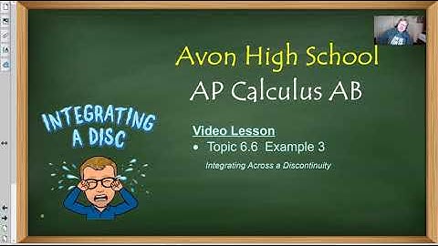 Avon High School - AP Calculus AB - Topic 6.6 - Example 3