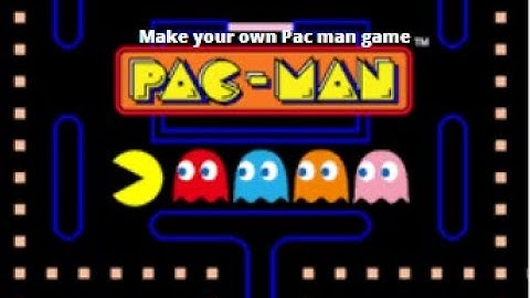 How to make your own pac-man game on scratch part 1 tutorial