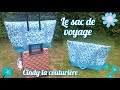 Tuto couture diy  coudre un sac de voyage  cindy la couturire