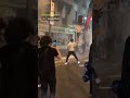 PSG-fans zetten stad in vuur en vlam na de Champions League-zege en gaan de clash met de politie aan