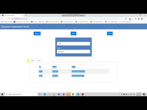 Angular 11 simple application with module base and sub component  with JWT token settings