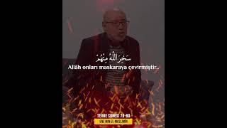 Tevbe Suresi 79-80 ᴴᴰ idris Abkar - Allah onları maskaraya çevirmiştir,onları aslâ affetmeyecektir. Resimi