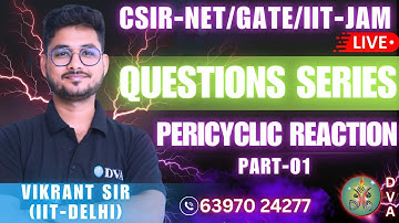 PERICYCLIC QUESTIONS SERIES PART-01 | CSIR-NET/GATE/IIT-JAM | BY VIKRANT SIR