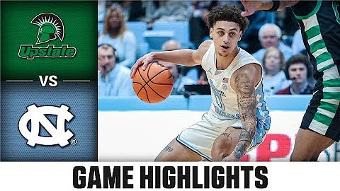 USC Upstate vs. North Carolina Game Highlights | 2025-26 ACC Men's Basketball