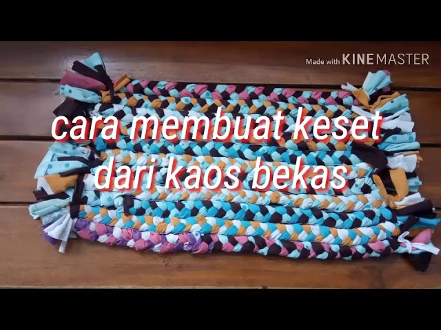 Cara Membuat Keset Dari Kaos Bekas Pemanfaatan Barang Bekas Youtube