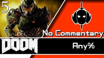 DOOM 2016 Argent Energy Tower | No Commentary Playthrough Part 5 [PS4]