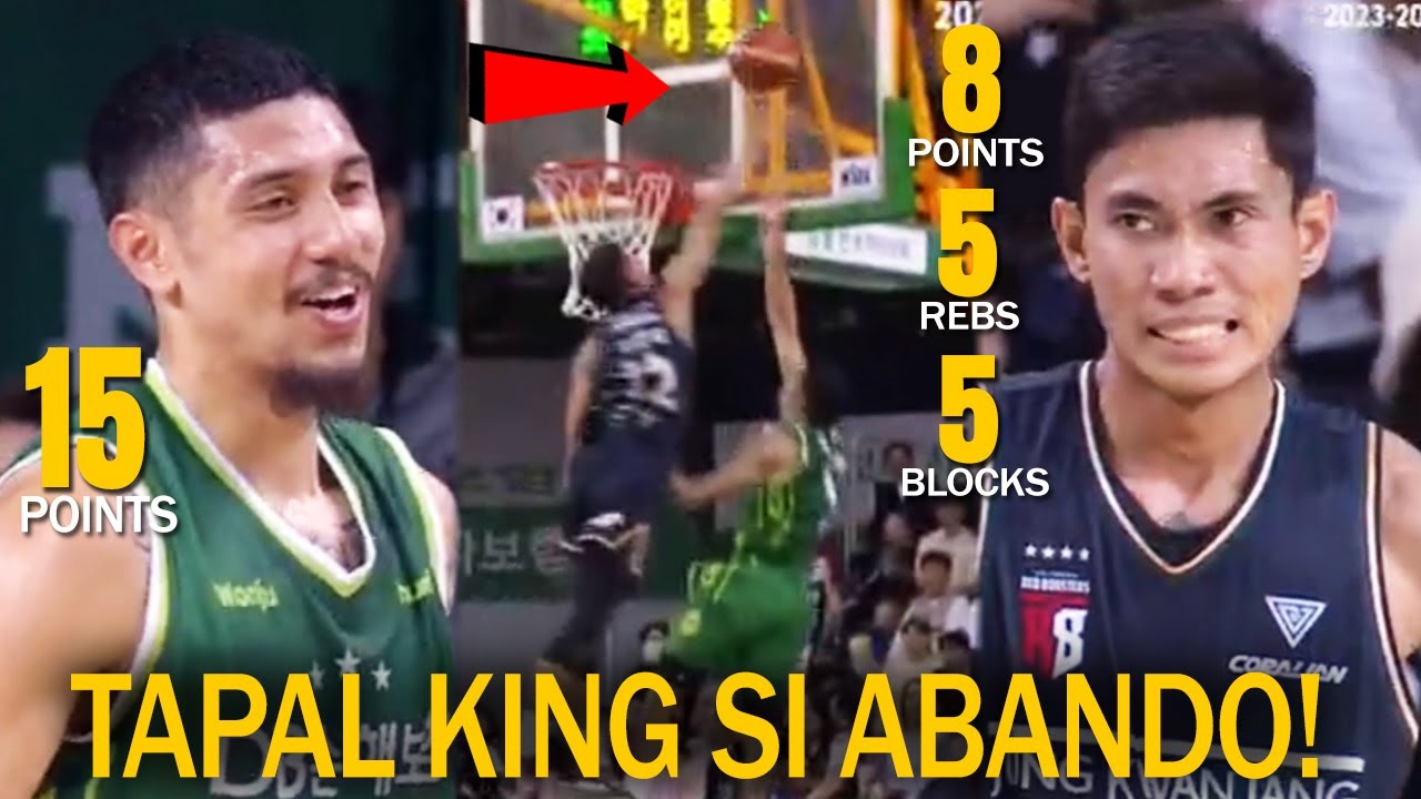 Walang Malas sa DEPENSA! 5 BIG BLOCKS for Rhenz Abando vs Ethan Alvano ...