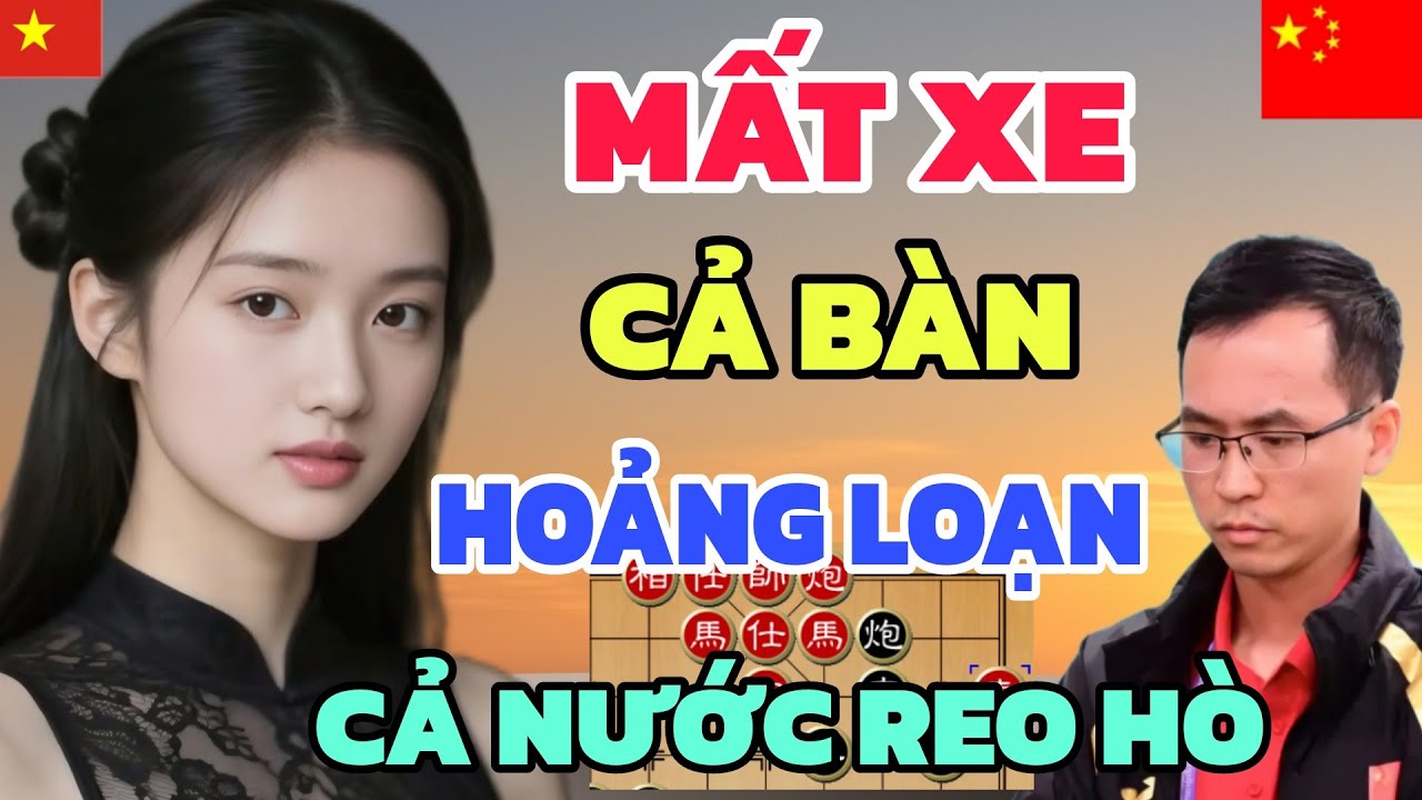Cờ tướng - Trời ơi! EM GÁI VIỆT phế xe cách chơi mới cả nước reo hò