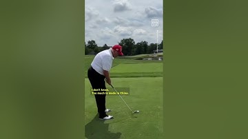 Spectators Heckle Donald Trump on Golf Course