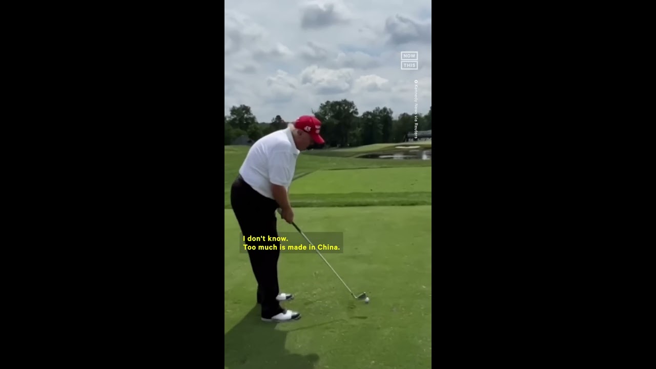 Spectators Heckle Donald Trump On Golf Course