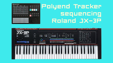 Polyend Tracker sequencing Roland JX3P [by Stazma / Concrete Collage Records]