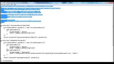 Implementing change password page in asp net Part 96