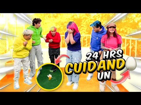 24 HORAS CUIDANDO A UN HUEVO😱 | Los Panas