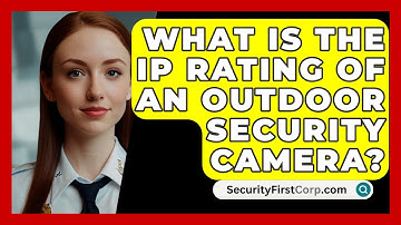 What Is The IP Rating Of An Outdoor Security Camera? - SecurityFirstCorp.com