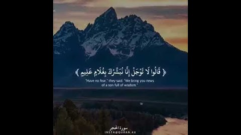 قرائة هادئه وصوت جميل سورة الحشر