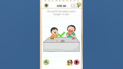 Brain test All-Star level 265 walkthrough solution