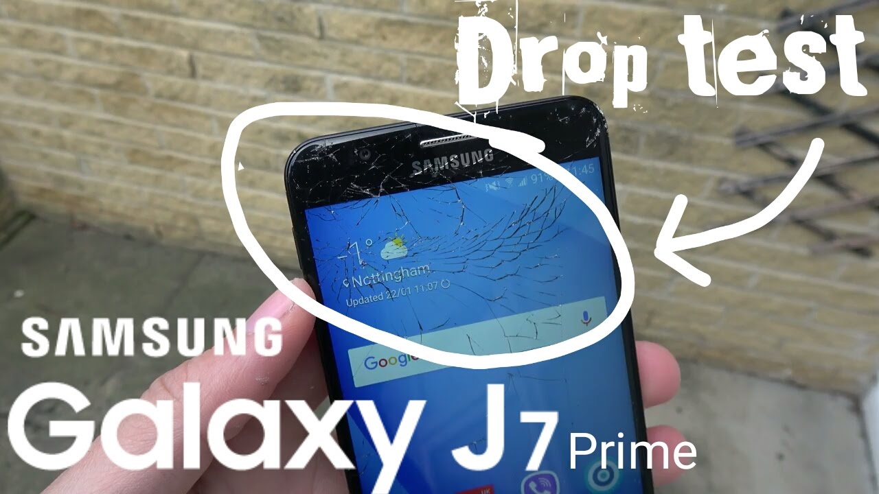 Samsung Galaxy J7 Prime : Droptest