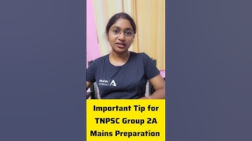 Important Tip for TNPSC Group 2A Mains Preparation 📚