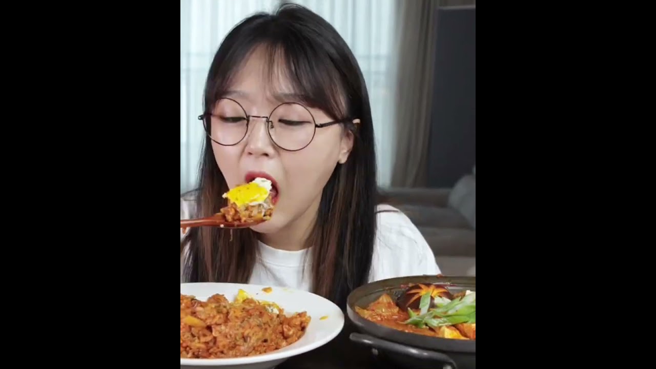 Kimchi Fried Rice & Kimchi Stew Mukbang Asmr