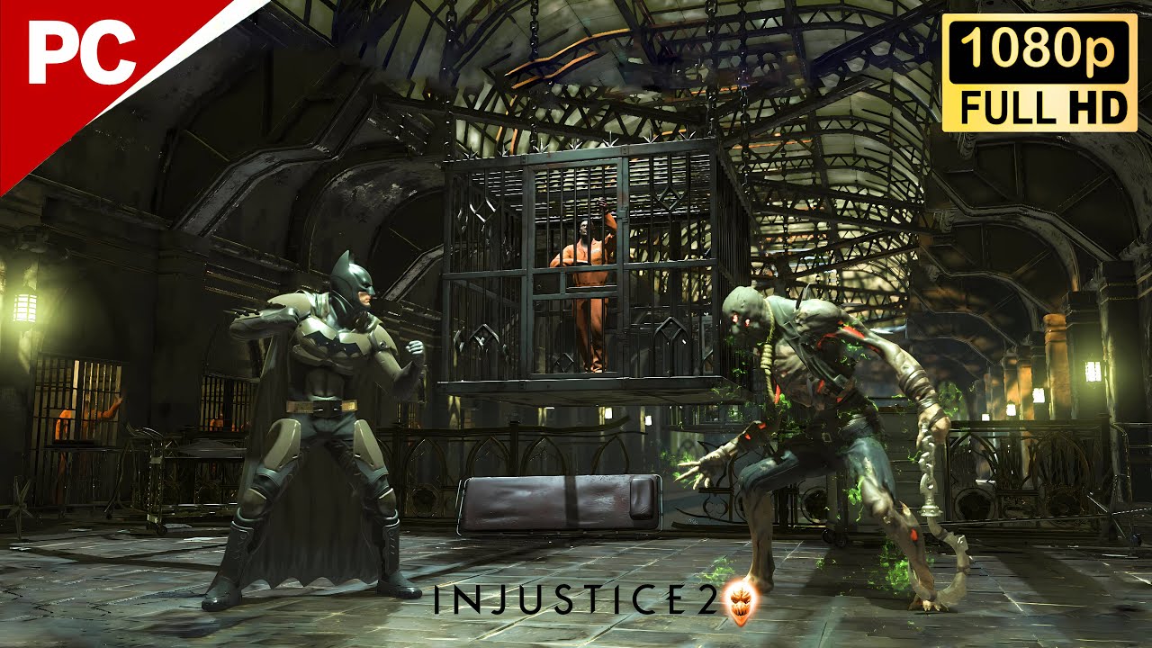 Injustice 2 | Batman vs Scarecrow & Harley Quinn & Green Lantern | PC