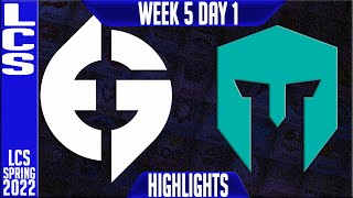 EG vs IMT Highlights | LCS Spring 2022 W5D1 | Evil Geniuses vs Immortals