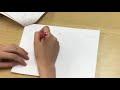 大学生の速記練習風景(速記技能検定1級過去問題)