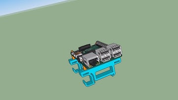 DIN Rail Clip for Raspbetty Pi 2
