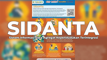 SIDANTA (Sistem Informasi Data Agregat Kependudukan Terintegrasi)