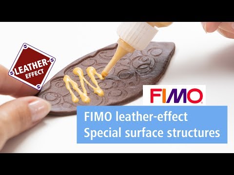 FIMO leather-effect – 5 tips for special surface structures - FIMO BASICS  Tutorial 