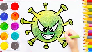 Como DIBUJAR Un VIRUS - How To Draw A Virus Como DIBUJAR Un VIRUS - How To Draw A Virus