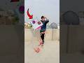 Ghar par banyi world biggest tail vali patang 😍🪁 #kite #kiteflying #patang #patangbazi