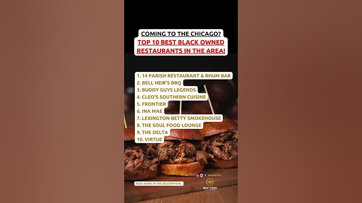 Top 10 Black-Owned Restaurants in Chicago