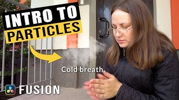 How to create cold breath using particles - Davinci Resolve Fusion