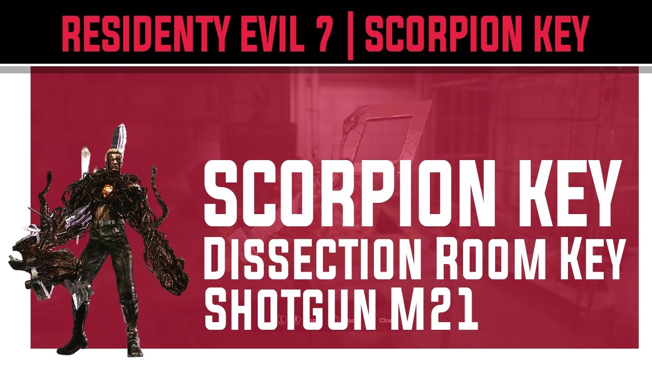 resident evil 7 dissection room key
