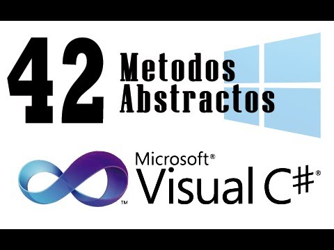Tutorial C#  - 42 - Clases & Metodos Abstractos