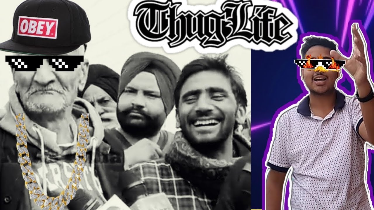 Reaction on Farmers Thug Life | Being Samjdar