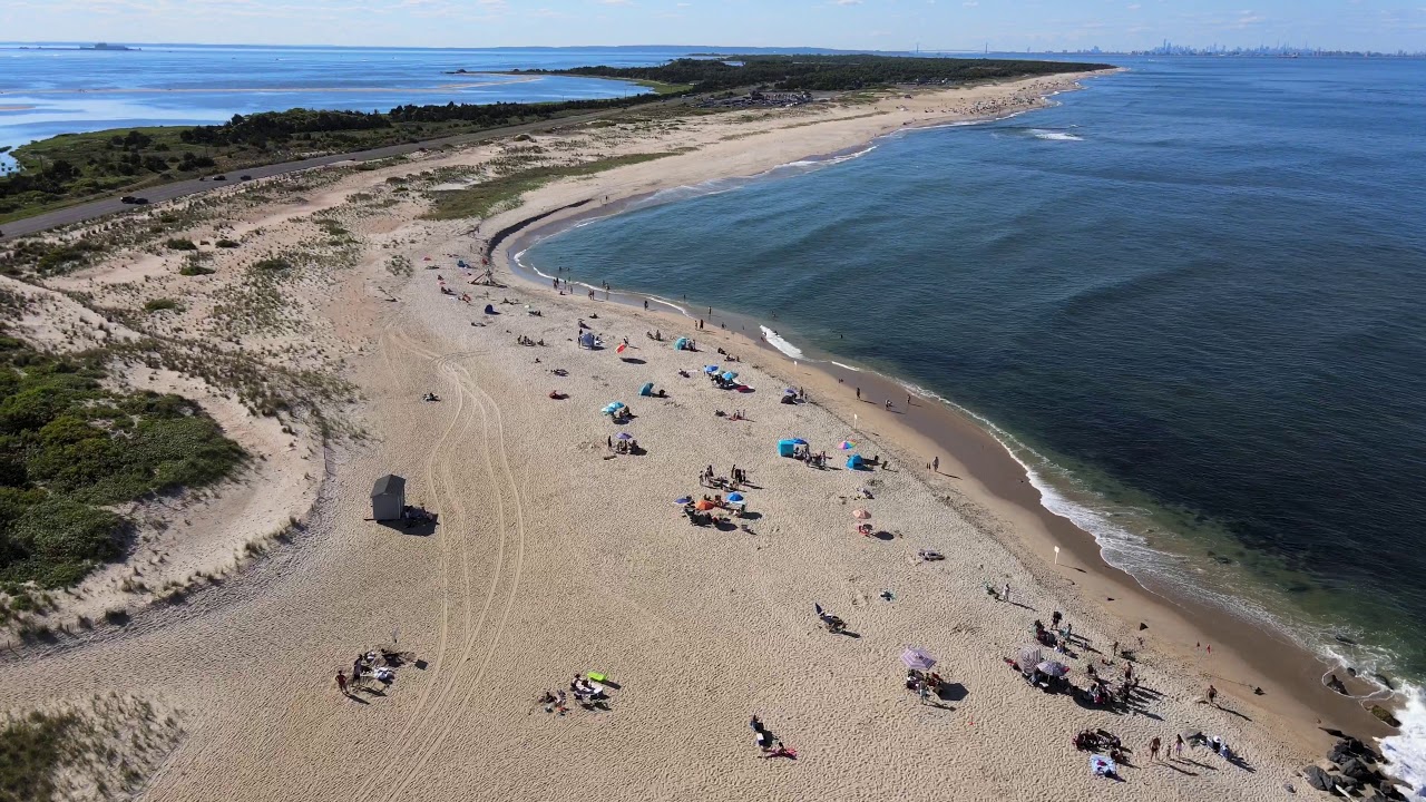 4k Video Sandy Hook Nj Beach Opening Mavic Air 2 Drone Youtube