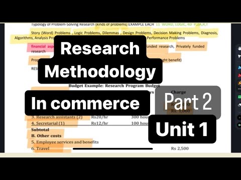 research methodology mcom part 1 sem 2 pdf