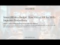 Smart HR on a Budget How Virtual HR for SMEs Improves Productivity