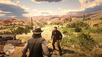 The NPC had a heart attack during a fight with John