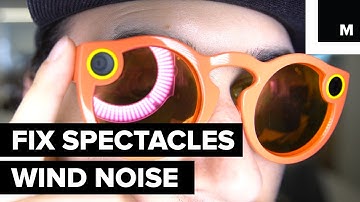 Snap Spectacles have a wind noise problem