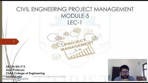 CEPM module 5 lec 1